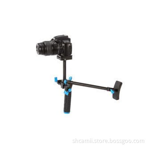 Metal Rod And ABS Plastic Handle Camera Shoulder Rigs For D